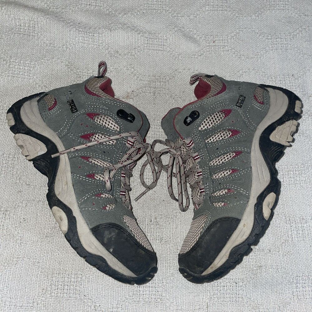 Ascend Women’s Hiking Boots Size 6.5 M Gray Leather Outdoors Athleisure Active